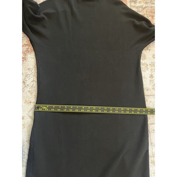 Frank & Eileen Izzie Sweatshirt Dress Funnel Neck Black Size M - Picture 4 of 7